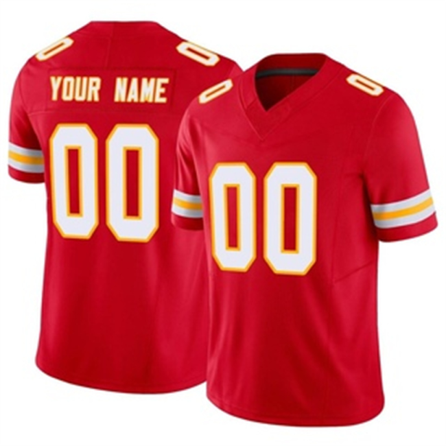 Custom KC.Chiefs Vapor FUSE Jersey Limited Red American Jerseys Stitched Jersey Football Jerseys