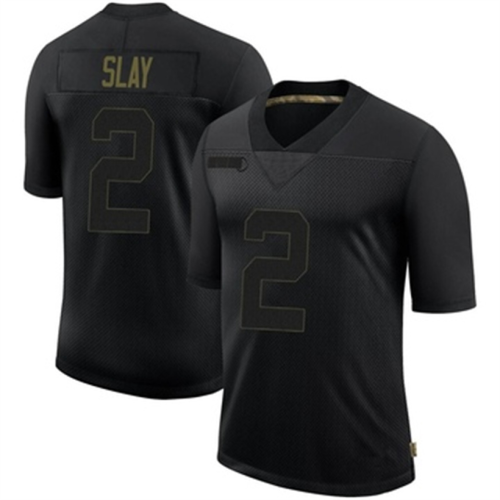 P.Eagles #2 Darius Slay Black Limited 2020 Salute To Service Jersey Stitched American Football Jerseys