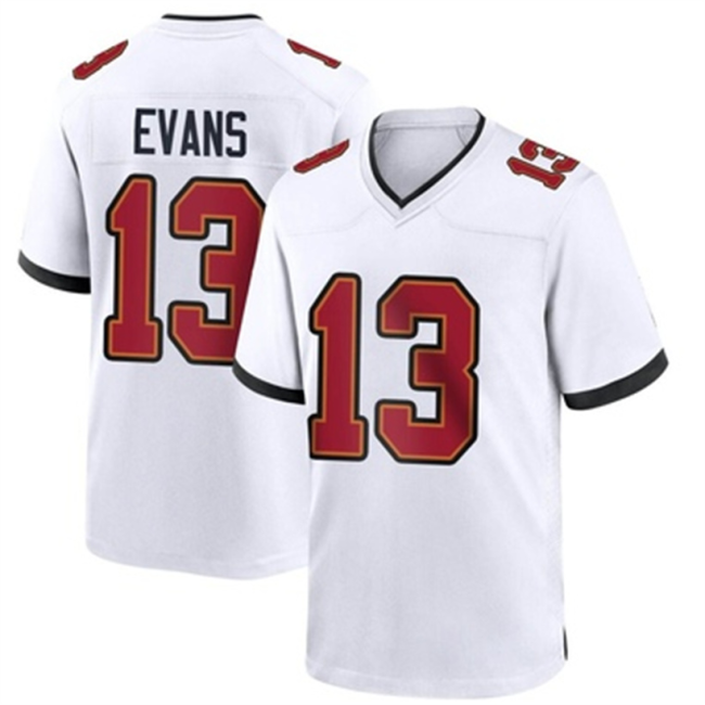 TB.Buccaneers #13 Mike Evans Jersey White Game American Football Jerseys