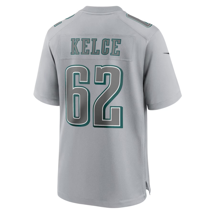 P.Eagles #62 Jason Kelce Gray Game Atmosphere Fashion Jersey Stitched American Football Jerseys.png1