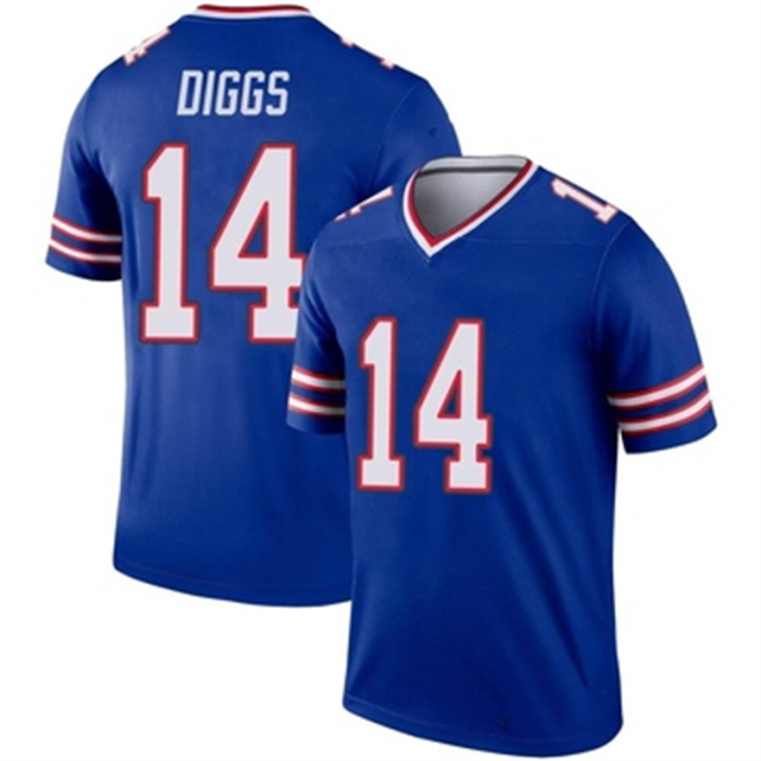 B.Bills Stefon #14 Diggs Royal Legend Jersey Stitched American Football Jerseys