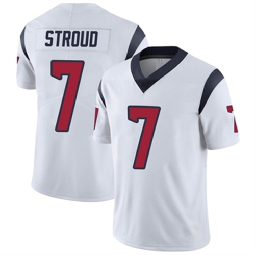 H.Texans #7 CJ Stroud White Team Color Vapor Untouchable Jersey Limited Stitched American Football Jerseys Wholesale