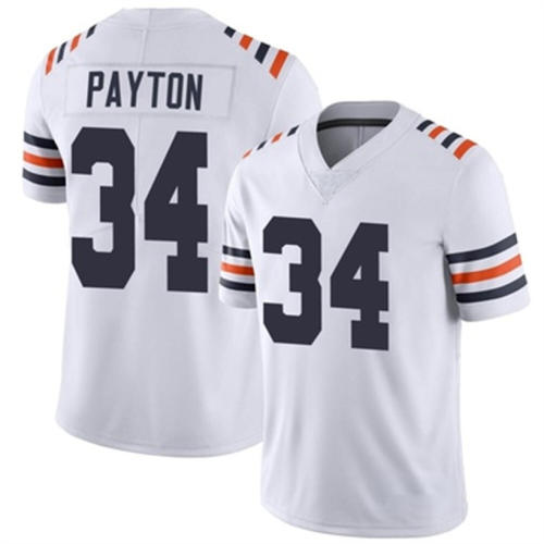 C.Bears #34 Walter Payton Alternate Vapor Untouchable Jersey White Blue Limited Stitched American Football Jerseys Wholesale