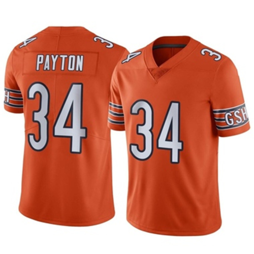 C.Bears #34 Walter Payton Alternate Vapor Untouchable Jersey Orange Blue Limited Stitched American Football Jerseys Wholesale