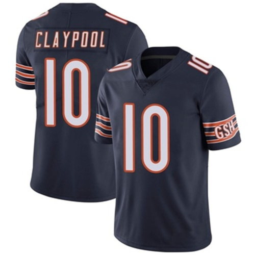 C.Bears #10 Chase Claypool Team Color Vapor Untouchable Jersey Navy Limited Stitched American Football Jerseys Wholesale