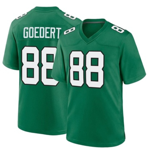 P.Eagles #88 Dallas Goedert Green Game Kelly Alternate Jersey Stitched American Football Jerseys Wholesale