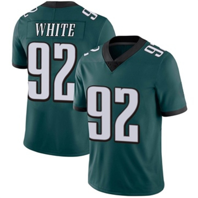 P.Eagles #92 Reggie White Green Limited Midnight Team Color Vapor Untouchable Jersey Stitched American Football Jerseys Wholesale