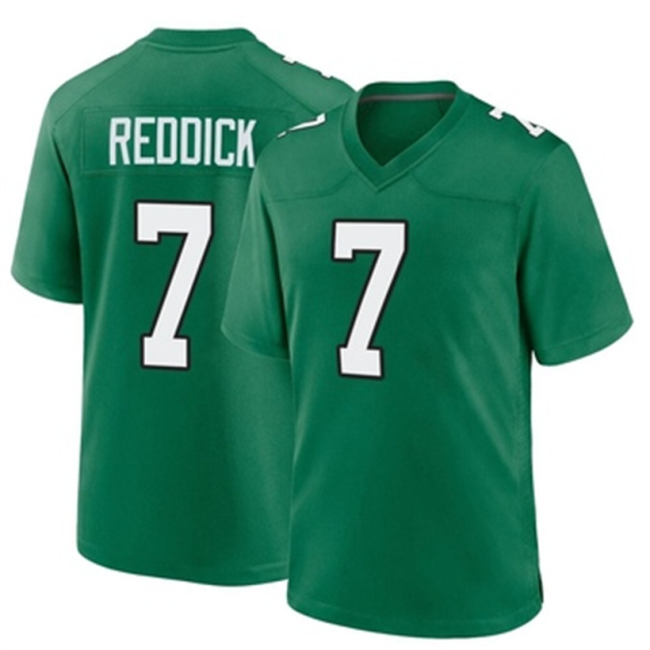 P.Eagles #7 Haason Reddick Green Game Kelly Alternate Jersey Stitched American Football Jerseys Wholesale