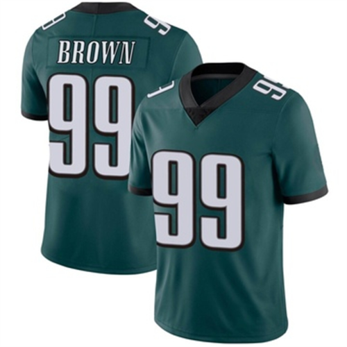 P.Eagles #99 Jerome Brown Green Limited Midnight Team Color Vapor Untouchable Jersey Stitched American Football Jerseys Wholesale