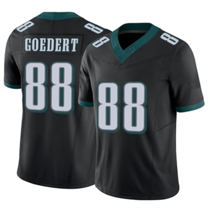 P.Eagles #88 Dallas Goedert Black Limited Vapor FUSE Jersey Stitched American Football Jerseys Wholesale