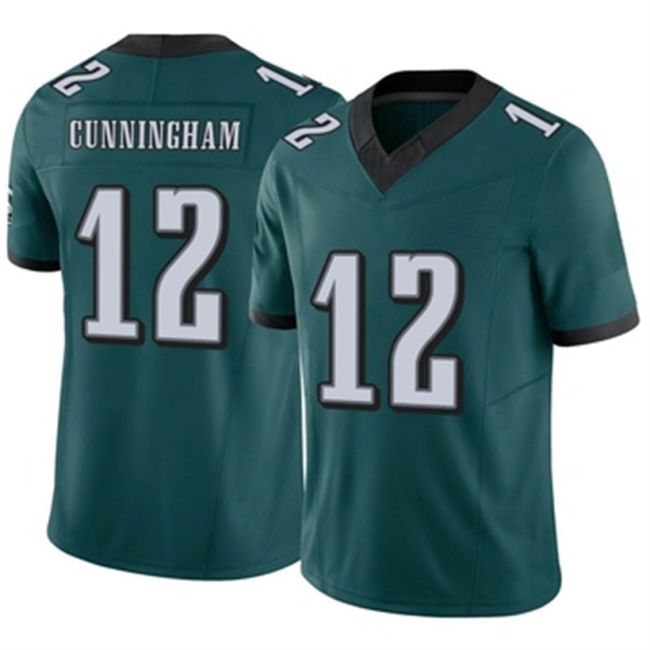 P.Eagles #12 Randall Cunningham Green Limited Vapor FUSE Jersey Stitched American Football Jerseys Wholesale