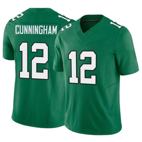 P.Eagles #12 Randall Cunningham Green Limited Kelly Alternate Vapor FUSE Jersey Stitched American Football Jerseys Wholesale