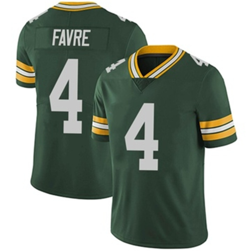 GB.Packers #4 Brett Favre Green Limited Team Color Vapor Untouchable Jersey Stitched American Football Jerseys Wholesale