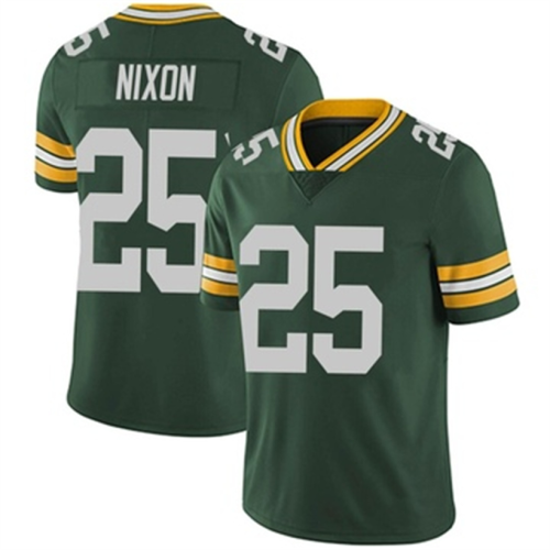 GB.Packers #25 Keisean Nixon Green Limited Team Color Vapor Untouchable Jersey Stitched American Football Jerseys Wholesale