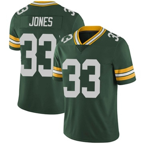 GB.Packers #33 Aaron Jones Green Limited Team Color Vapor Untouchable Jersey Stitched American Football Jerseys Wholesale