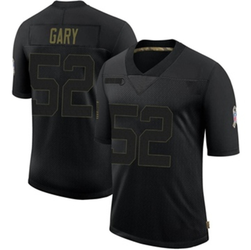 GB.Packers #52 Rashan Gary Black Limited 2020 Salute To Service Jersey Stitched American Football Jerseys Wholesale