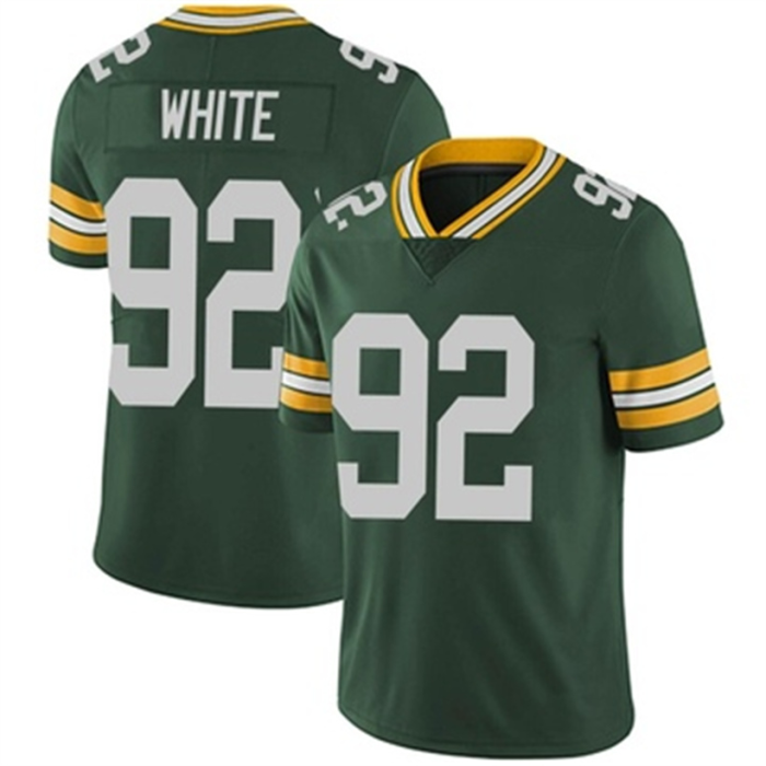 GB.Packers #92 Reggie White Green Limited Team Color Vapor Untouchable Jersey Stitched American Football Jerseys Wholesale