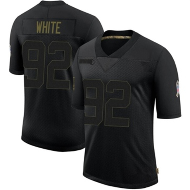 GB.Packers #92 Reggie White Black Limited 2020 Salute To Service Jersey Stitched American Football Jerseys Wholesale