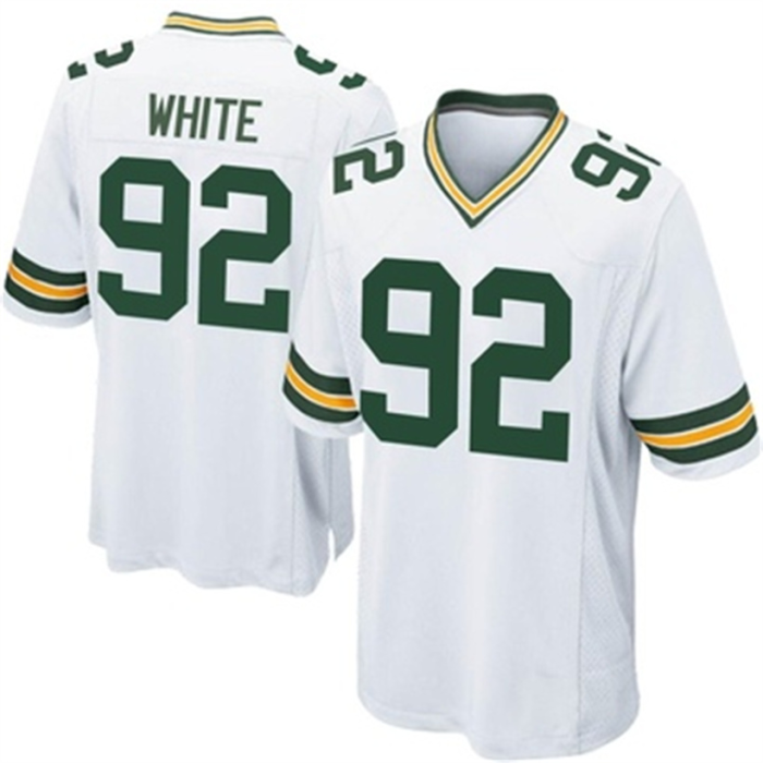 GB.Packers #92 Reggie White White Game Jersey Stitched American Football Jerseys Wholesale