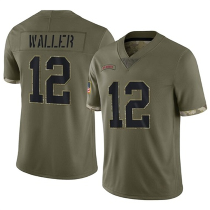 NY.Giants #12 Darren Waller 2022 Salute To Service Jersey Olive Limited Stitched American Football Jerseys Wholesale