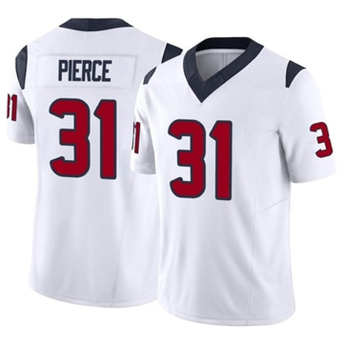 H.Texans #31 Dameon Pierce White Vapor FUSE Jersey Limited Stitched American Football Jerseys Wholesale