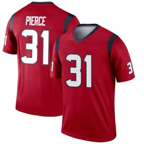 H.Texans #31 Dameon Pierce Red Jersey Legend Stitched American Football Jerseys Wholesale