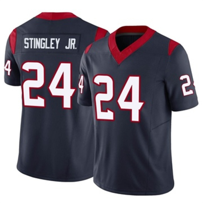 H.Texans #24 Derek Stingley Jr Navy Vapor FUSE Jersey Limited Stitched American Football Jerseys Wholesale