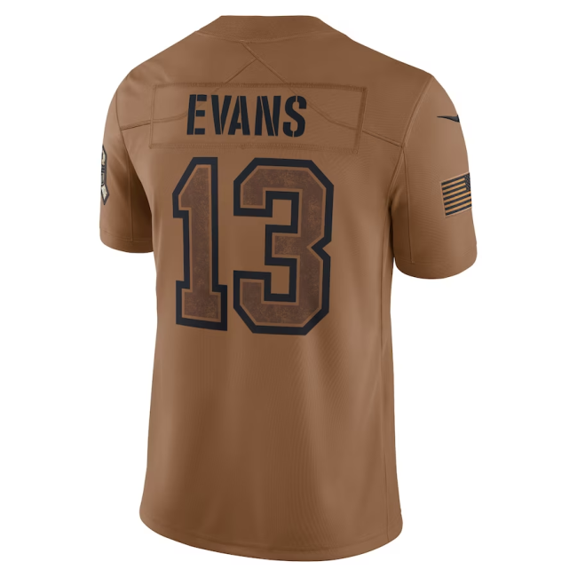 TB.Buccaneers #13 Mike Evans Brown 2023 Salute To Service Limited Jersey Stitched American Football Jerseys Wholesale