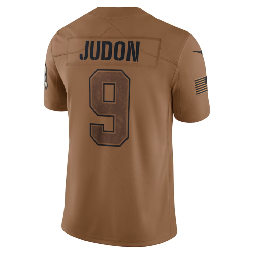 NE. Patriots #9 Matthew Judon Brown 2023 Salute To Service Retired Player Limited Jersey Stitched American Football Jerseys Wholesale