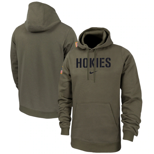 Hokies 2024 Salute To Service Club Pullover Hoodie Cheap sale Birthday and Christmas gifts Stitched American Football Jerseys