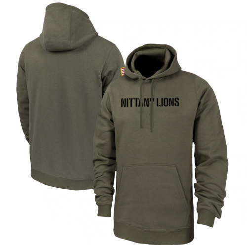 Nittany Lions 2024 Salute To Service Club Pullover Hoodie Cheap sale Birthday and Christmas gifts Stitched American Football Jerseys