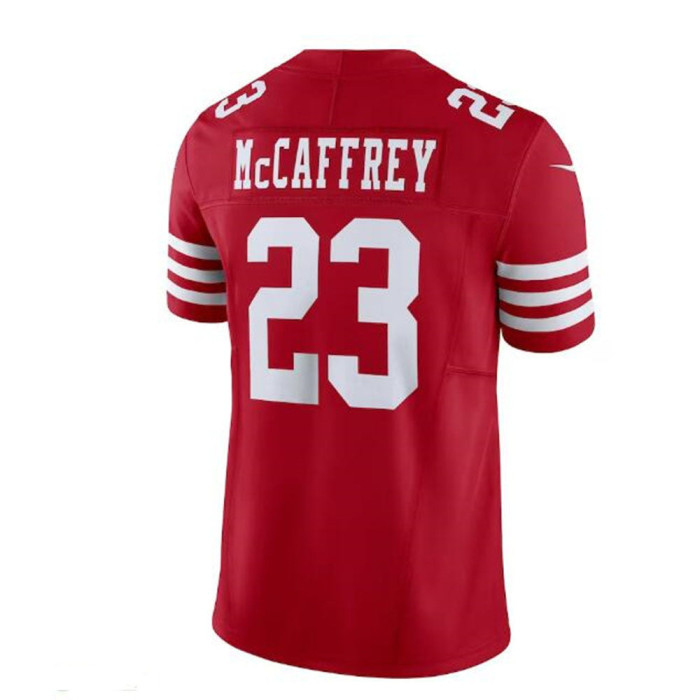 SF.49ers #23 Christian McCaffrey Jersey Stitched American Football Jerseys