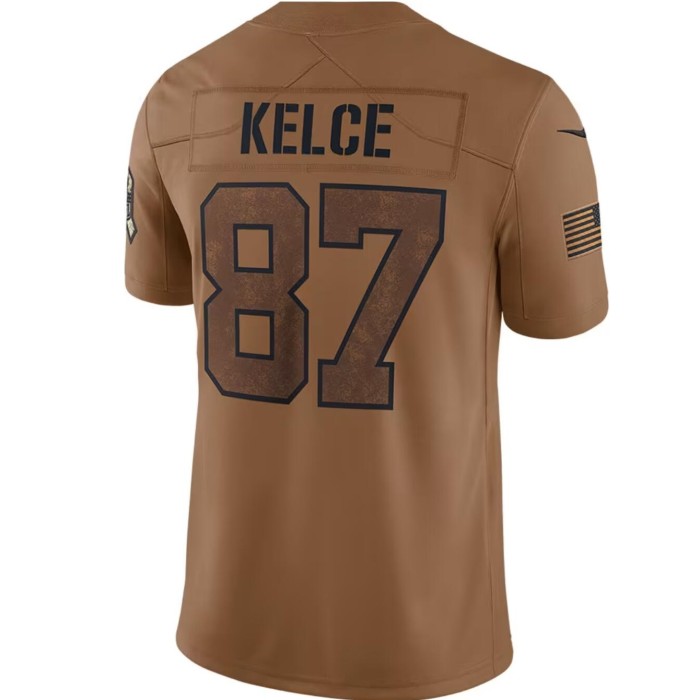 KC.Chiefs #87 Travis Kelce Red Vapor F.U.S.E. Limited Jersey Red Legend Color Rush Jersey Stitched American Football Jerseys