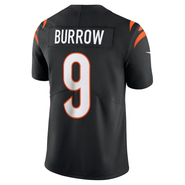 C.Bengals #9 Joe Burrow Black Legend Jersey Stitched American Football Jerseys