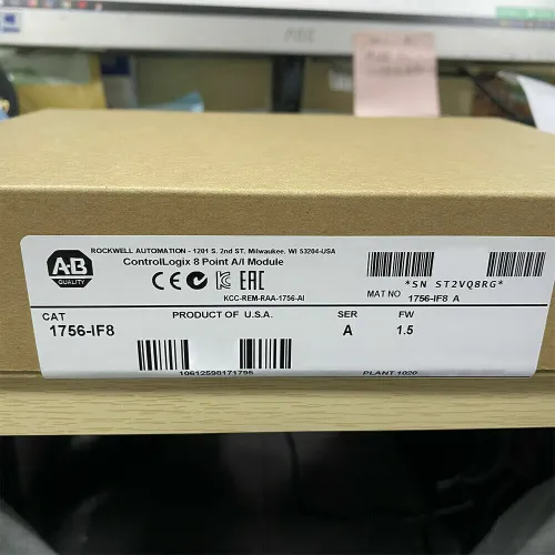 Allen Bradley 1756IF8 ControlLogix 8 Point A/I Module 1756-IF8 Ser A New Sealed