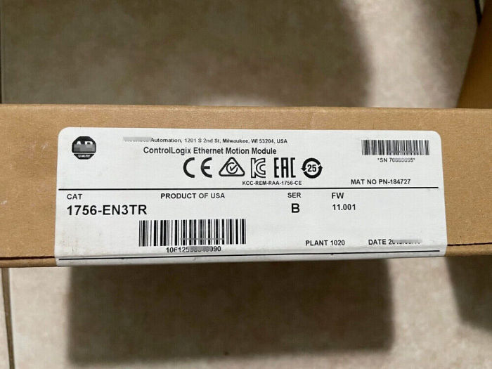 SEALED Allen Bradley 1756-EN3TR /A ControlLogix Ethernet Motion Module 1756EN3TR