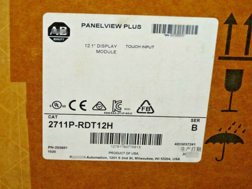 New SEALED AB 2711P-RDT12H Series B HMI DISPLAY SCREEN 2711PRDT12H 1pcs