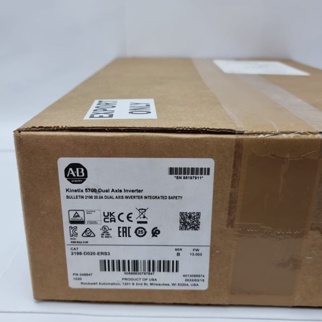 Allen-Bradley 2198-D020-ERS3 Kinetix 5700 Dual-Axis Module