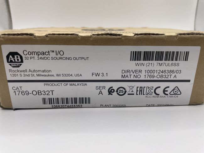 2021 New Sealed Allen Bradley 1769-OB32T /A Compact I/O Output Module
