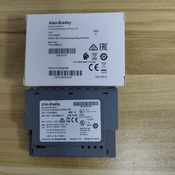 Sealed AB 1734-OE2C SER CPOINT I/O 2 Points Analog Output Module 1734OE2C NEW
