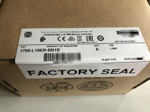 2020-2021 Allen-Bradley CompactLogix L19 1MB Controller 1769-L19ER-BB1B