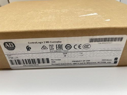New Sealed AB 1756-L71 /B CompactLogix 2MB Controller 1756-L71