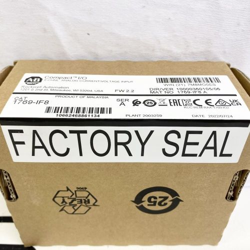 Allen Bradley 1769-IF8 CompactLogix Analog Input Module AB 1769-IF8 NEW 1PCS