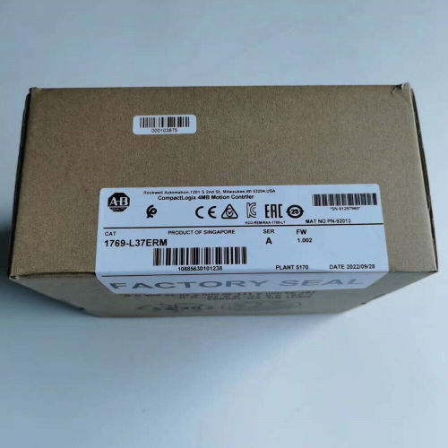 2022 NEW Allen-Bradley 1769-L37ERM CompactLogix 4MB Controller Factory Sealed