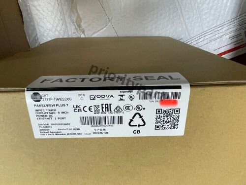 Factory Sealed Allen Bradley 2711P-T9W22D8S HMI PanelView Plus 7 Free Shipping