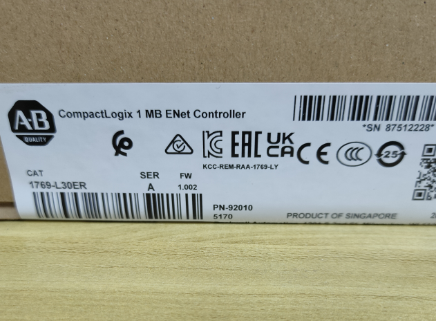FACTORY SEALED 1769-L30ER Allen-Bradley CompactLogix 1MB ENet Controller TX US