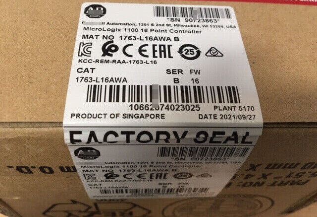 2 PCS 1763-L16AWA ALLEN BRADLEY 1763-L16AWA BRAND NEW