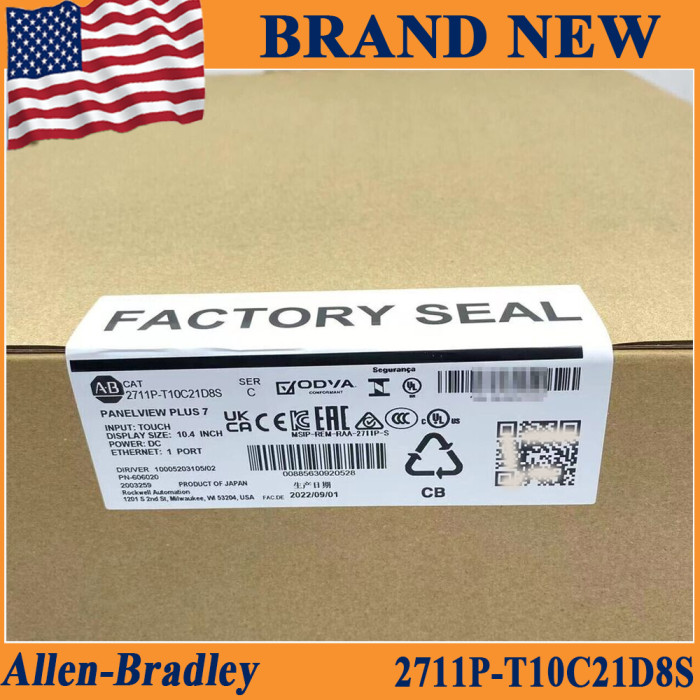 2*2711P-T10C21D8S 1*1769-PB4 2*1769-IQ32 2*1769-OB32 1*1769-IQ16 1*1769-IF16C 1*1769-L30ER 5*1734-AENTR 30*1734-TBS 10*1734-IB8 3*1734-OB8 6*1734-OW4 10*1734-IE4C 