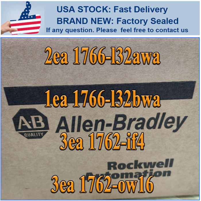 2ea 1766-l32awa 1ea 1766-l32bwa 3ea 1762-if4 3ea 1762-ow16