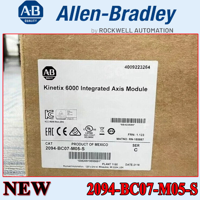 NEW PLC Kinetix 6000 Integrated Axis Module 2094-BC07-M05-S FREE SHIPPING VIP